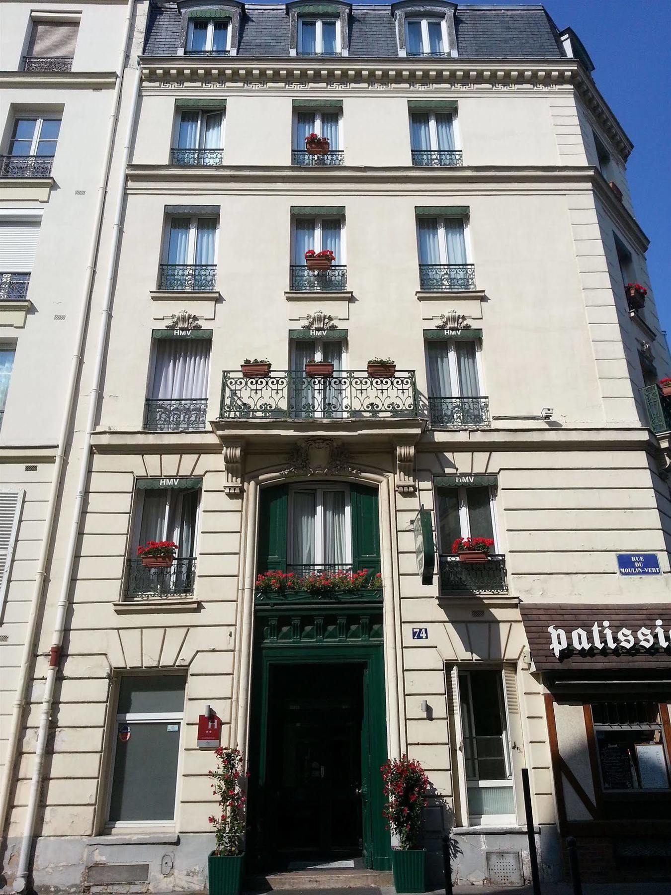 Hotel Moulin Vert Paris Luaran gambar
